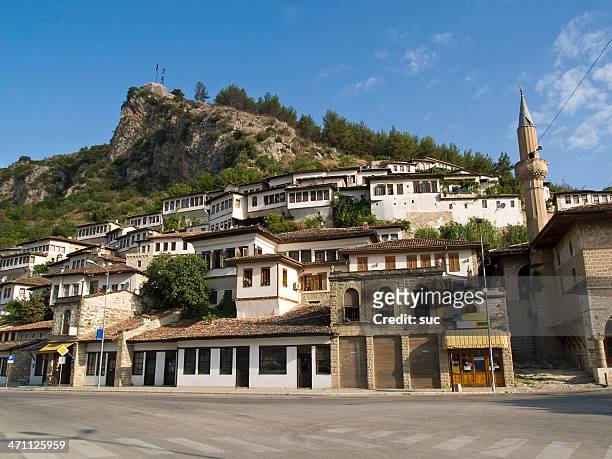city of a thousand windows - albania stock pictures, royalty-free photos & images