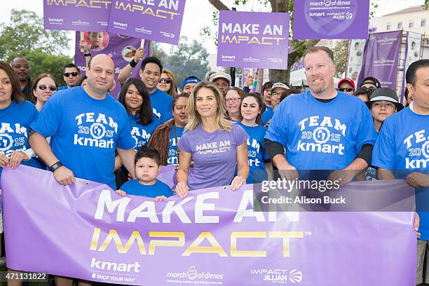 Jillian Michaels attends KMart And Jillian Michaels Team Up For March For Babies Los Angeles Walk on April 25, 2015 at Exposition Park in Los...