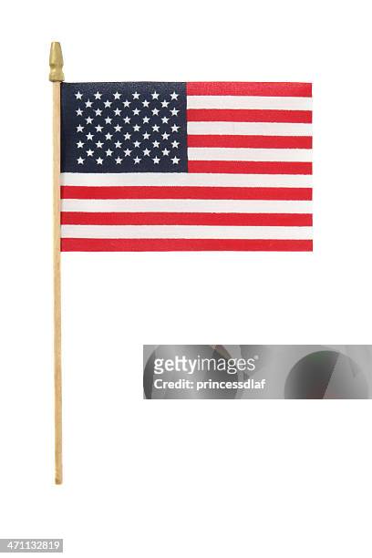 bandiera americana - piccolo foto e immagini stock