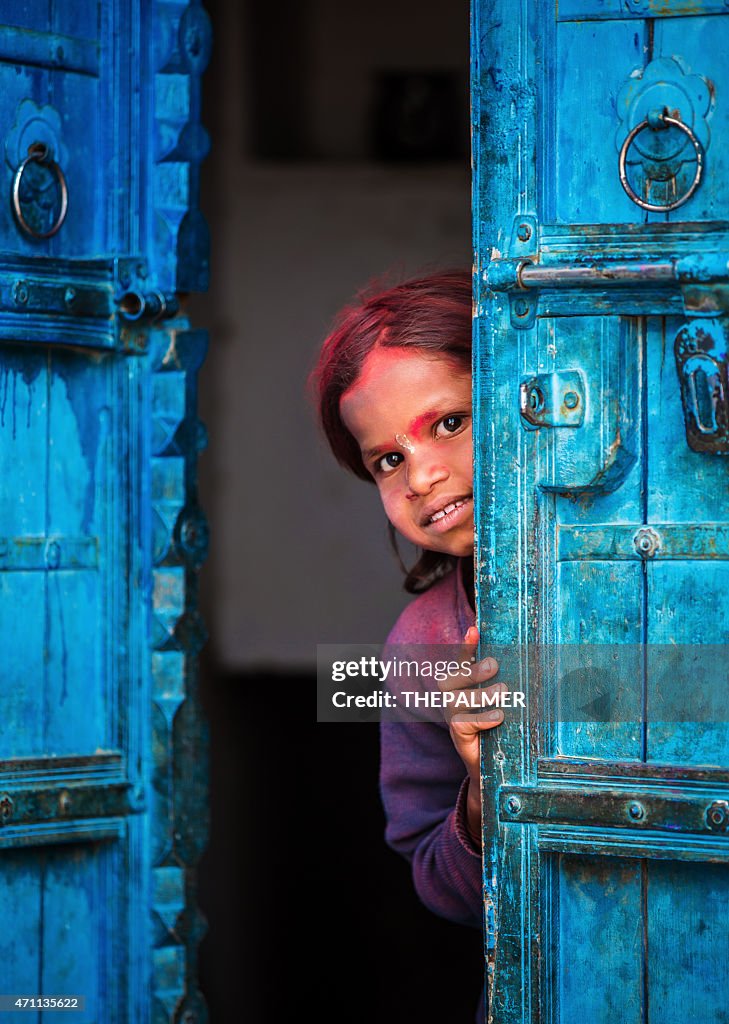 Playful indian girl