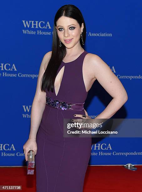 Michelle Trachtenberg attends the 101st Annual White House Correspondents' Association Dinner at the Washington Hilton on April 25, 2015 in...