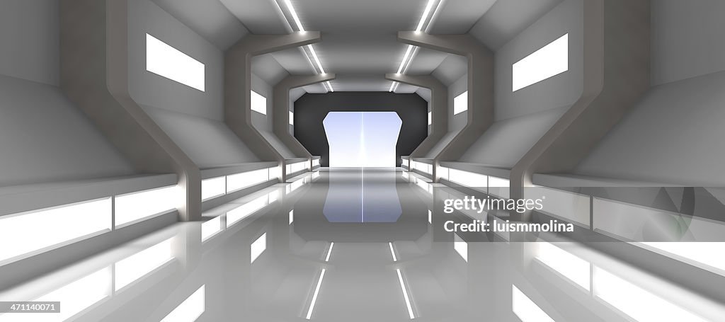 Futuristic Hallway