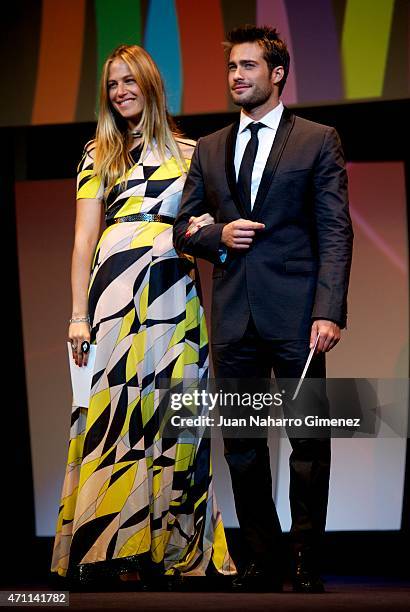 Martina Klein and Rodrigo Guirao attend the 18th Malaga Spanish Film Festival ceremony at the Cervantes Theater on April 25, 2015 in Malaga, Spain.