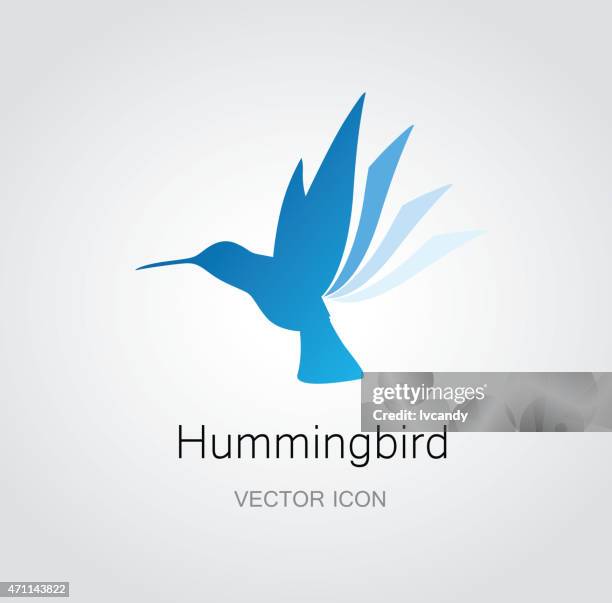 hummingbird symbol - hummingbird stock illustrations