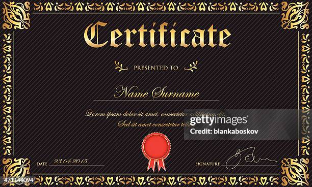 Course Completed Image 152 Course Completed Certificate Stock Photos, High-Res Pictures, and ...