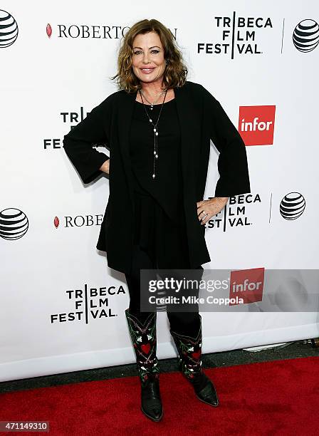 Actress Kelly LeBrock attends the closing night screening of "Goodfellas" during the 2015 Tribeca Film Festival at Beacon Theatre on April 25, 2015...