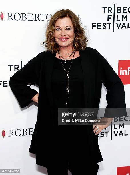 Actress Kelly LeBrock attends the closing night screening of "Goodfellas" during the 2015 Tribeca Film Festival at Beacon Theatre on April 25, 2015...