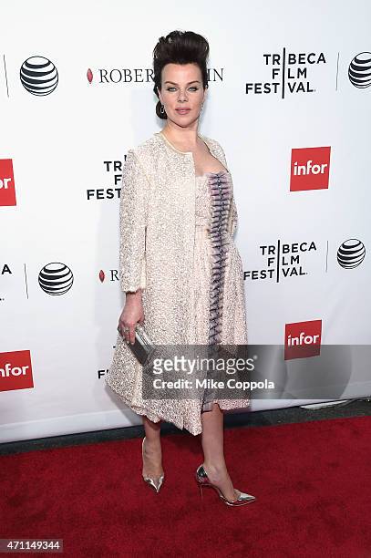 Actress Debi Mazar attends the closing night screening of "Goodfellas" during the 2015 Tribeca Film Festival at Beacon Theatre on April 25, 2015 in...