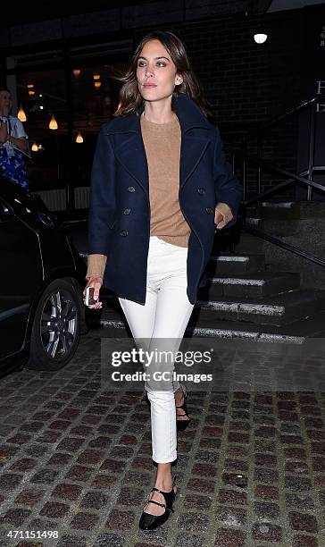 Alexa Chng leaves Vogue Festival on April 25, 2015 in London, England.