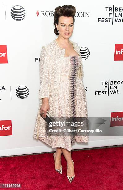 Actress Debi Mazar attends the closing night screening of 'Goodfellas' during the 2015 Tribeca Film Festival at Beacon Theatre on April 25, 2015 in...