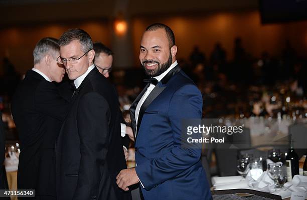 Actor Jeffrey Wright attends the annual White House Correspondent's Association Gala at the Washington Hilton hotel April 25, 2015 in Washington,...
