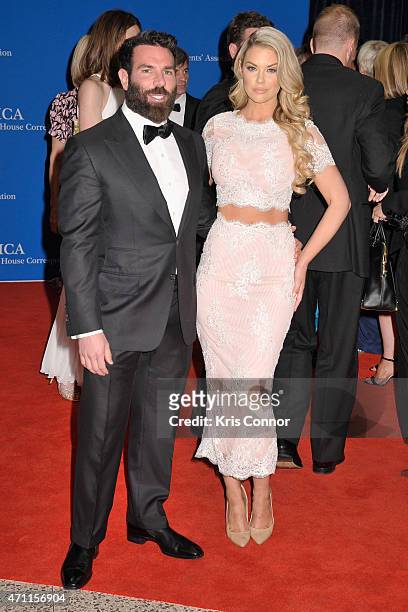 Dan Bilzerian and a guest attend the 101st Annual White House Correspondents' Association Dinner at the Washington Hilton on April 25, 2015 in...