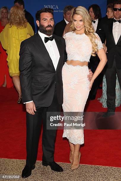 Dan Bilzerian and Jessa Hinton attend the 101st Annual White House Correspondents' Association Dinner at the Washington Hilton on April 25, 2015 in...