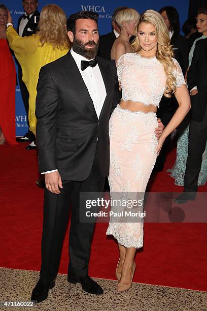 Dan Bilzerian and a guest attend the 101st Annual White House Correspondents' Association Dinner at the Washington Hilton on April 25, 2015 in...