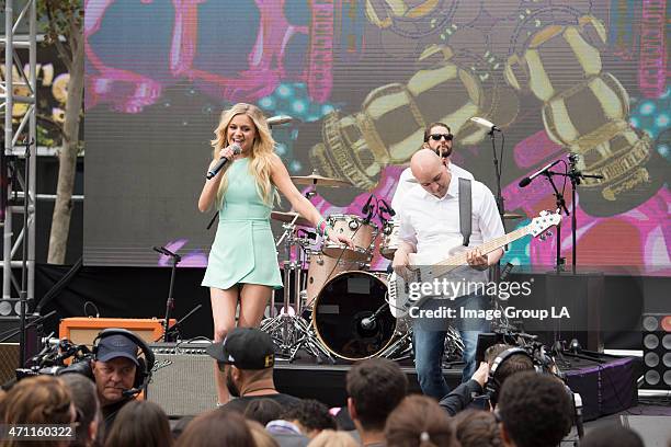 The Radio Disney Music Awards Pre-Show Festival, featuring performances by Sonus, Kelsea Ballerini, Sweet Suspense and Jacquie Lee, took place in...