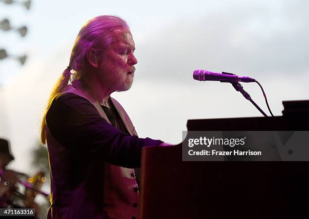 Musician Gregg Allman performs onstage during day two of 2015 Stagecoach, California's Country Music Festival, at The Empire Polo Club on April 25,...