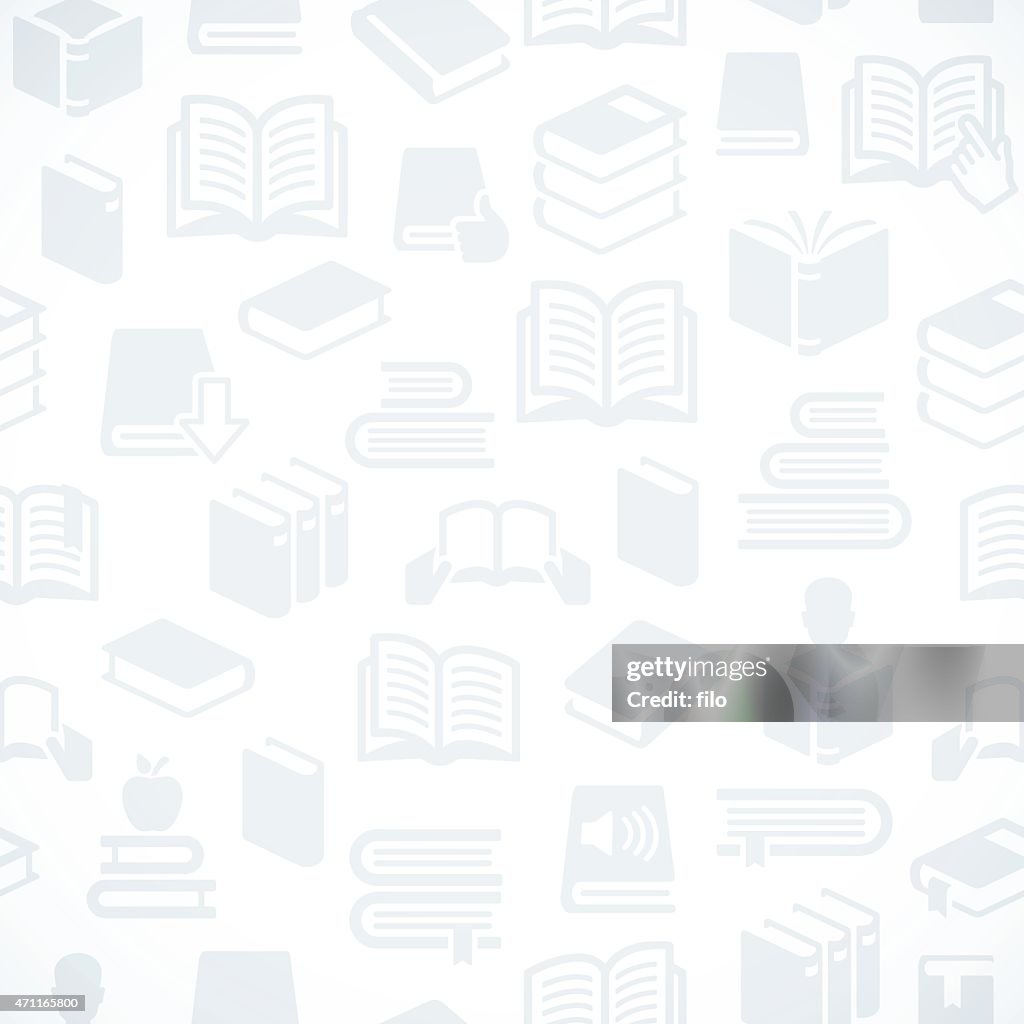 Nahtlose Bildung und Bücher im Hintergrund