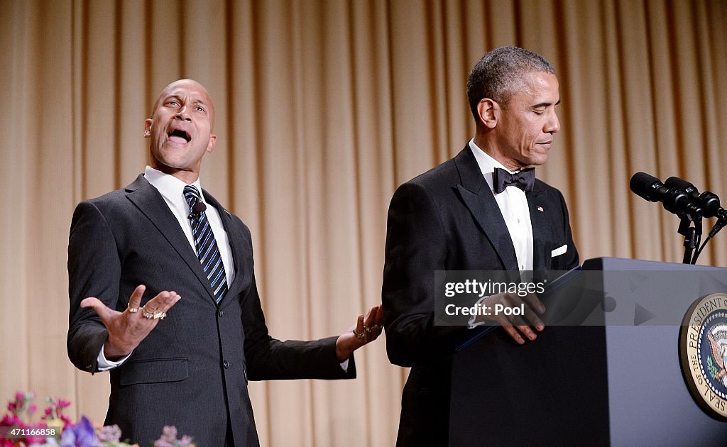 Barack Obama Addresses White House Correspondents Dinner