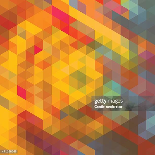 triangle polygons art pattern - uncle same vector stock illustrations