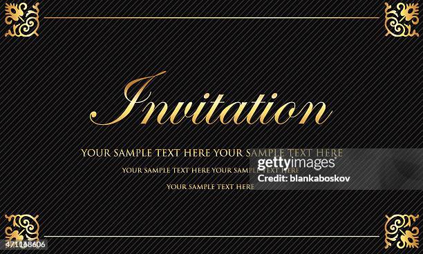 invitation - socialite stock illustrations