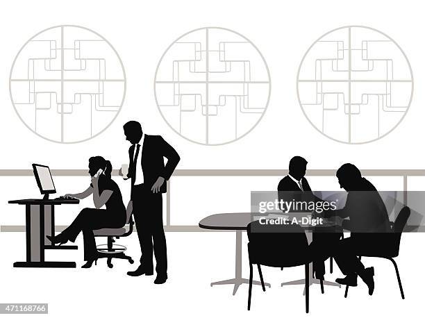 officedecor - table decor stock illustrations