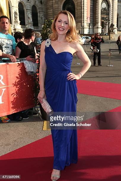 Natalie Alison during the 26th ROMY Award 2015 at Hofburg Vienna on April 25, 2015 in Vienna, Austria.