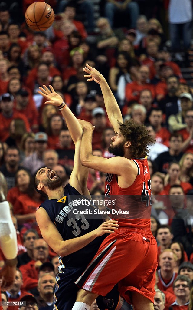 Memphis Grizzlies v Portland Trail Blazers - Game Three