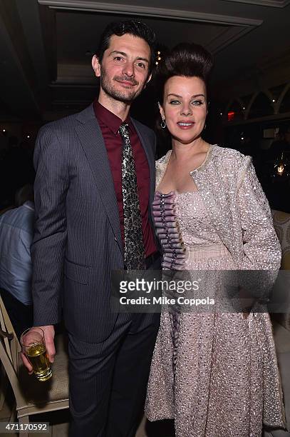 Musician Gabriele Corcos and actress Debi Mazar attend the 2015 Tribeca Film Festival closing night after party for GoodFellas, co-sponsored by Infor...
