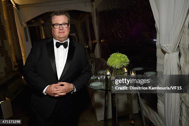 Actor Eric Stonestreet attends the Bloomberg & Vanity Fair cocktail reception following the 2015 WHCA Dinner at the residence of the French...