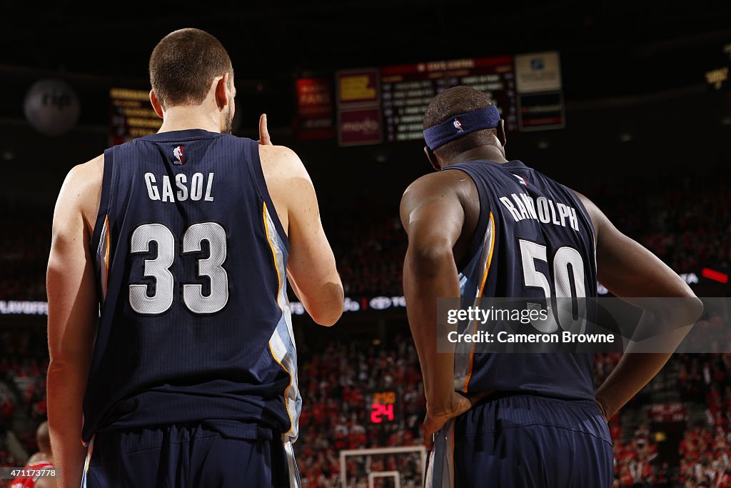 Memphis Grizzlies v Portland Trail Blazers - Game Three