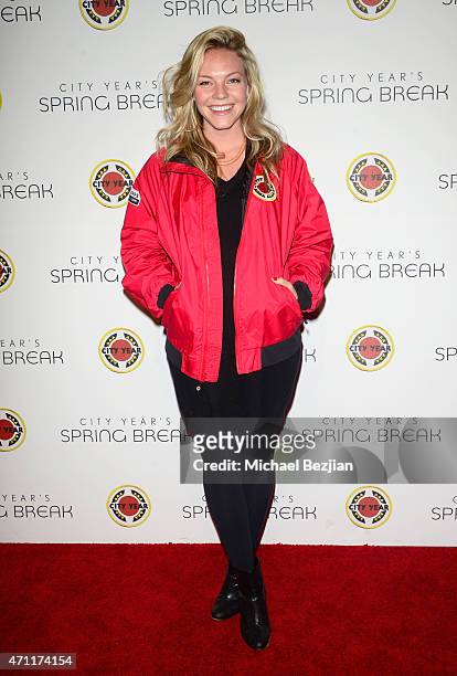 Actress Eloise Mumford attends City Year Los Angeles Spring Break at Sony Studios on April 25, 2015 in Los Angeles, California.