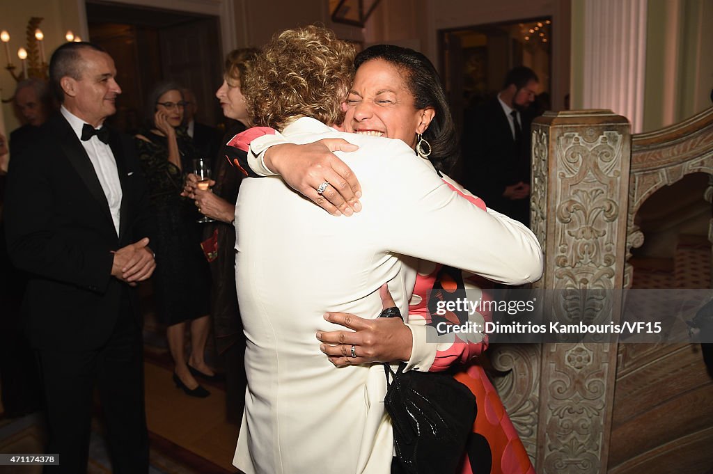 Bloomberg & Vanity Fair Cocktail Reception Following The 2015 WHCA Dinner