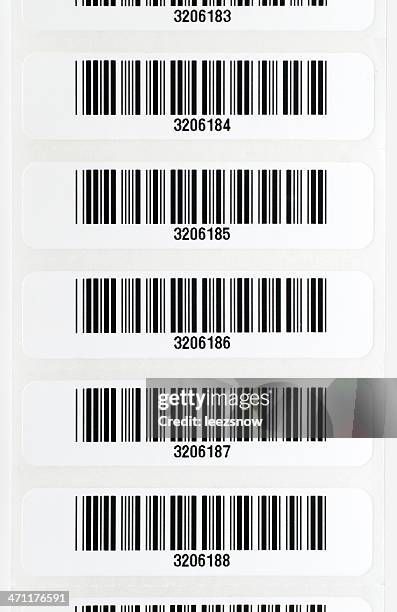 strip of bar codes - bar code stock pictures, royalty-free photos & images