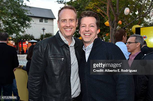 Robert Greenblatt and actor Sean Hayes attends City Year Los Angeles Spring Break at Sony Studios on April 25, 2015 in Los Angeles, California.