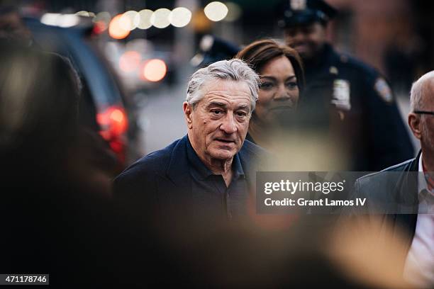 Robert De Niro attends the closing night screening of 'Goodfellas' during the 2015 Tribeca Film Festival at Beacon Theatre on April 25, 2015 in New...