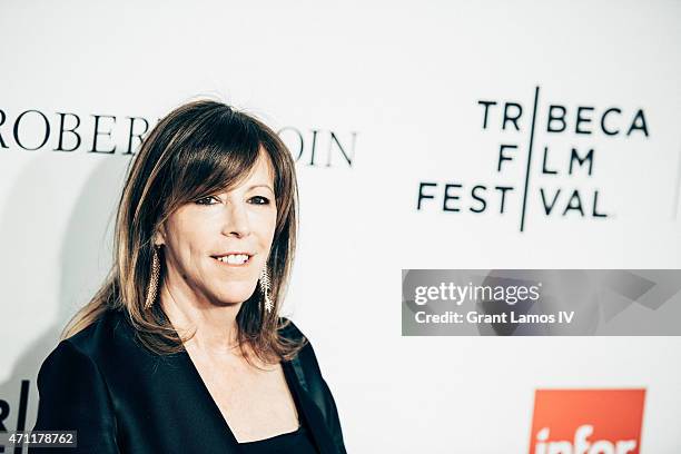 Tribeca Film Festival Co-founder Jane Rosenthal attends the closing night screening of 'Goodfellas' during the 2015 Tribeca Film Festival at Beacon...