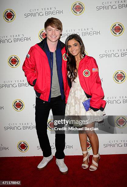 Actor Calum Worthy attends City Year Los Angeles Spring Break at Sony Studios on April 25, 2015 in Los Angeles, California.