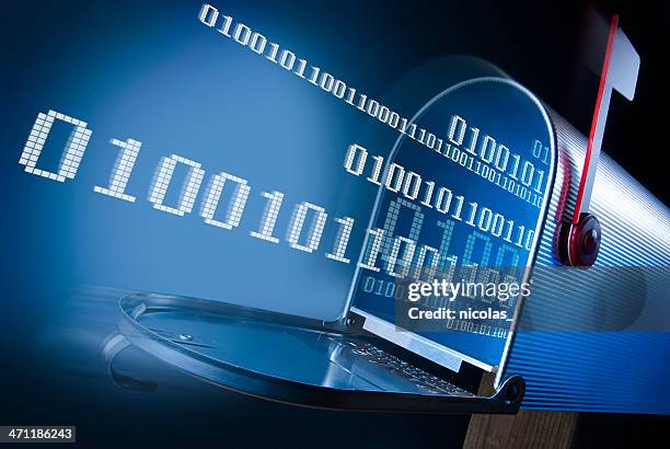 electronic mailbox - openbare brievenbus stockfoto's en -beelden