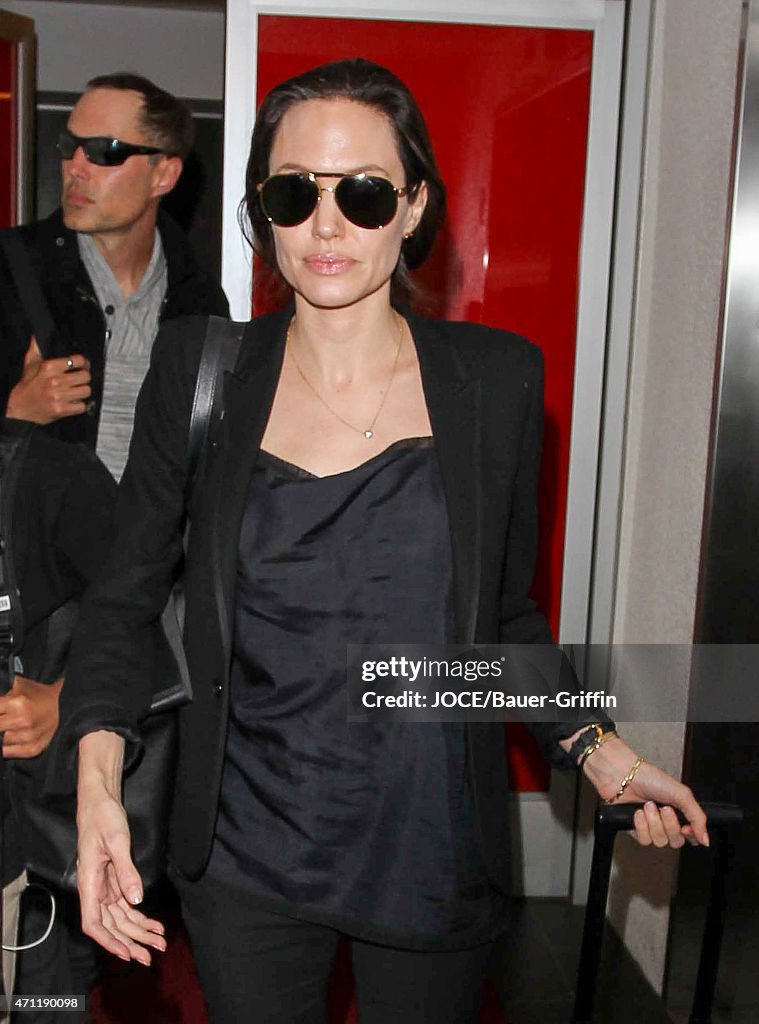Celebrity Sightings In Los Angeles - April 25, 2015