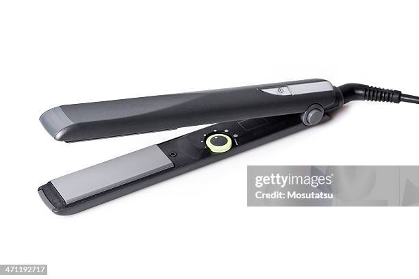 eletronic endireitador de cabelo - esticador de cabelo imagens e fotografias de stock