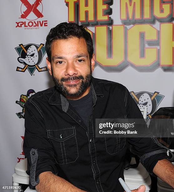 Shaun Weiss from the movie "The Mighty Ducks" attends day 2 of the Chiller Theater Expo at Sheraton Parsippany Hotel on April 25, 2015 in Parsippany,...