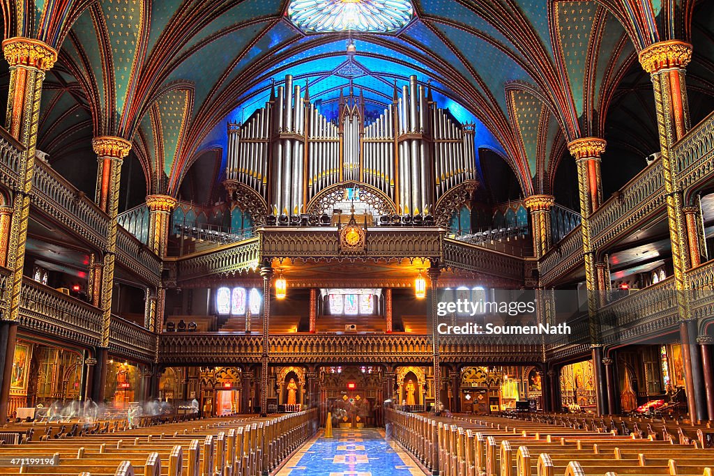 The Great Casavant Organ at Notre Dame Basilica, Montreal