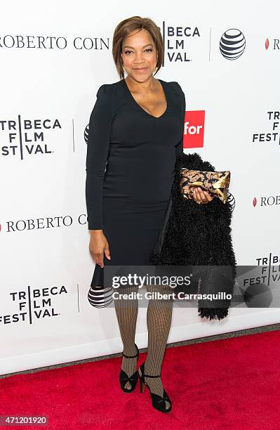 Grace Hightower attends the closing night screening of 'Goodfellas' during the 2015 Tribeca Film Festival at Beacon Theatre on April 25, 2015 in New...