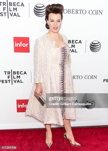 Actress Debi Mazar attends the closing night screening of 'Goodfellas' during the 2015 Tribeca Film Festival at Beacon Theatre on April 25, 2015 in...