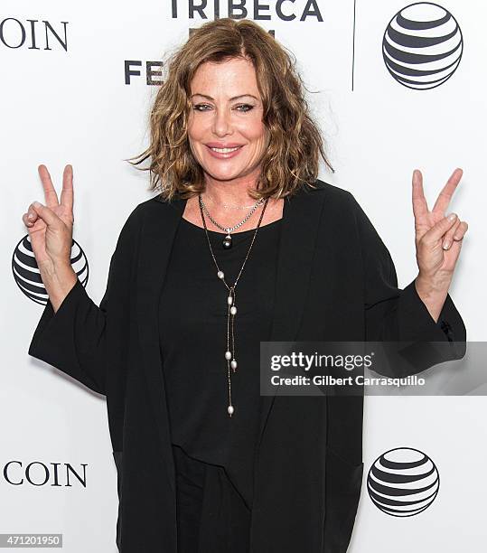 Actress Kelly LeBrock attends the closing night screening of 'Goodfellas' during the 2015 Tribeca Film Festival at Beacon Theatre on April 25, 2015...