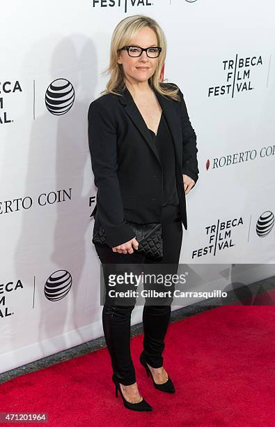 Actress Rachael Harris attends the closing night screening of 'Goodfellas' during the 2015 Tribeca Film Festival at Beacon Theatre on April 25, 2015...