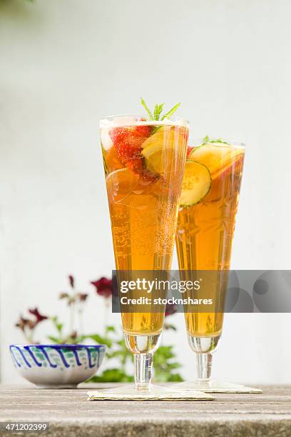 ready for summer cup - orange apple lemon stock pictures, royalty-free photos & images