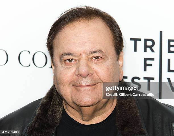 Actor Paul Sorvino attends the closing night screening of 'Goodfellas' during the 2015 Tribeca Film Festival at Beacon Theatre on April 25, 2015 in...