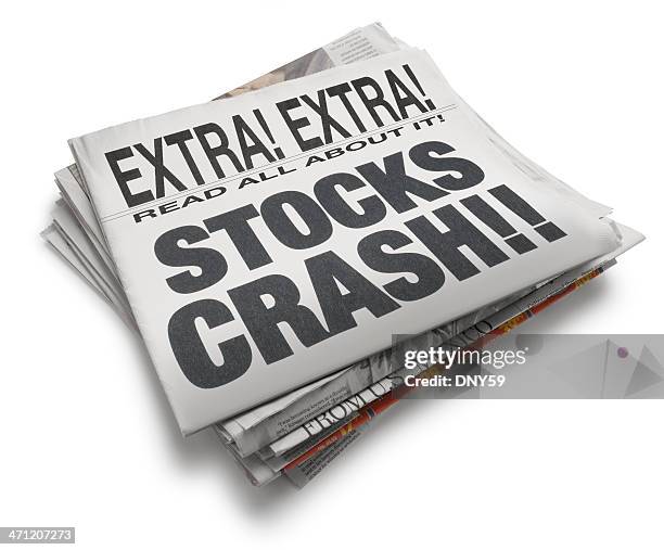 financial news - recession headlines stock pictures, royalty-free photos & images