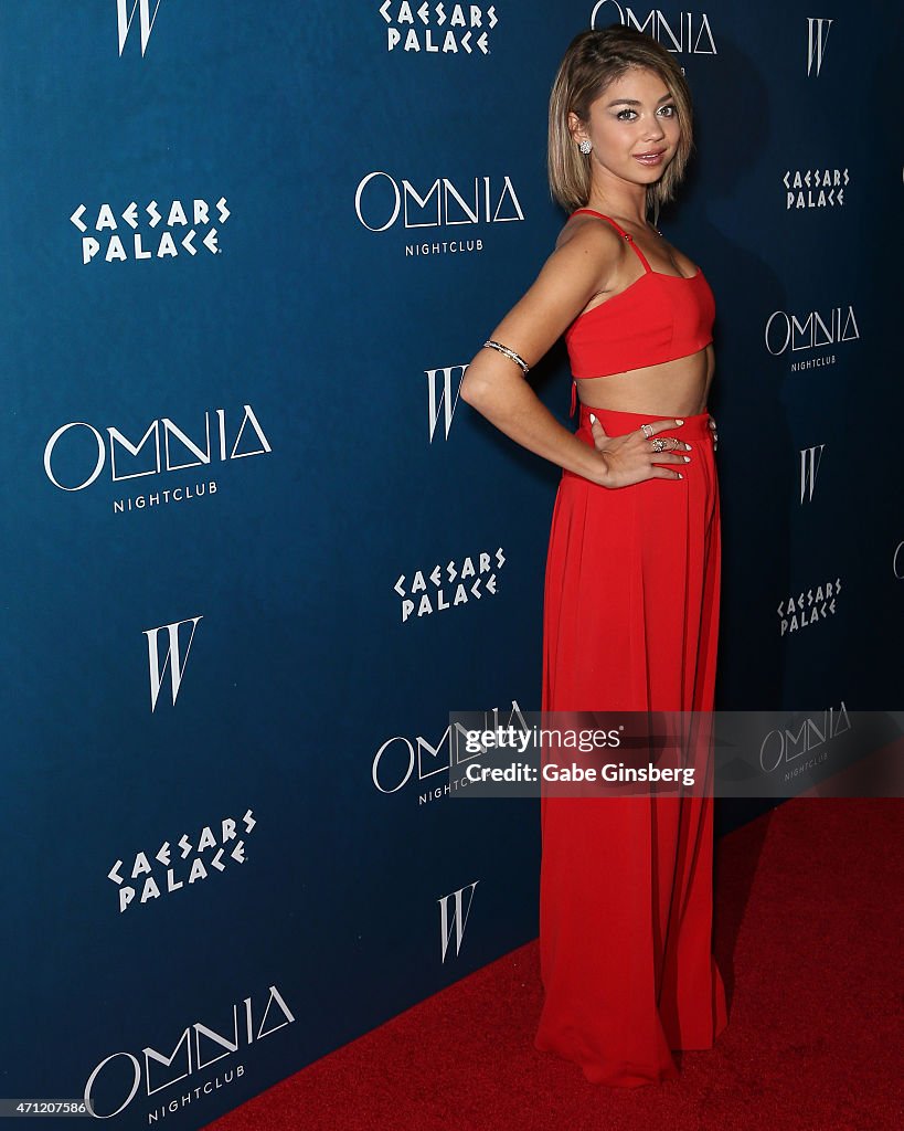 Omnia Nightclub At Caesars Palace Grand Opening Weekend With Sean Combs And Sarah Hyland